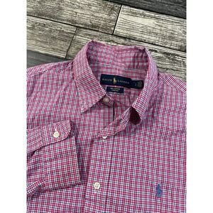 Polo by Ralph Lauren Red and Blue Checkered Shirt